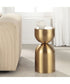 Golden Vessel Modern Accent Table