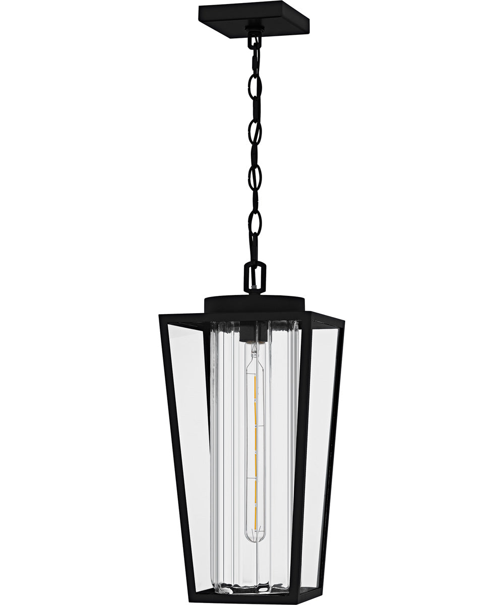 Jett Large 1-light Outdoor Pendant Light  Coastal Armour Aluminum Matte Black