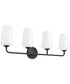 Celino 4-Light Bath & Vanity Black