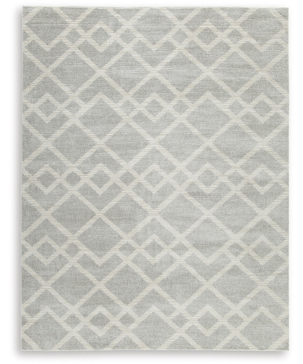 Unawick Large Rug Gray/Ivory