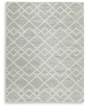 Unawick Large Rug Gray/Ivory