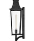 Georgetown Coastal Elements  1-Light Large Wall Mount Lantern in Black