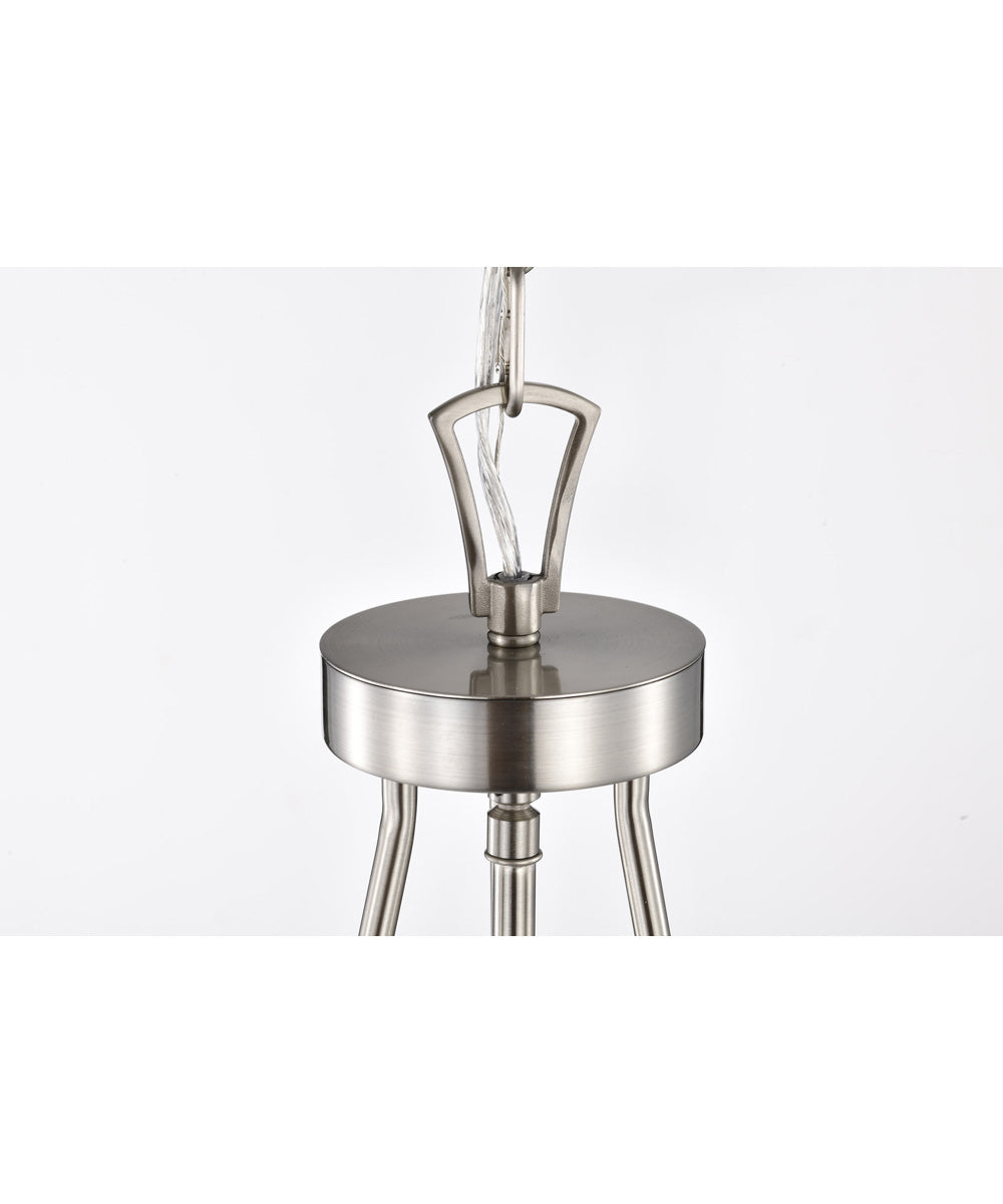 Boliver 3-Light Pendant Brushed Nickel