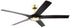 Fonz 65" Indoor Ceiling fan with 5-blades 1-Light Fan Satin Brass