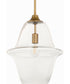 Stewart Pendant Brushed Brass