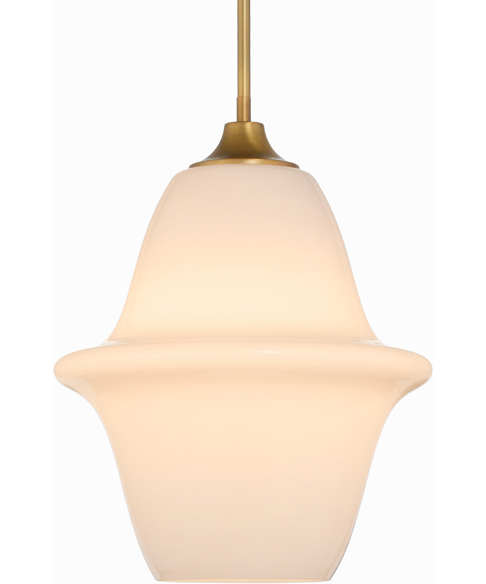 Stewart Pendant Brushed Brass
