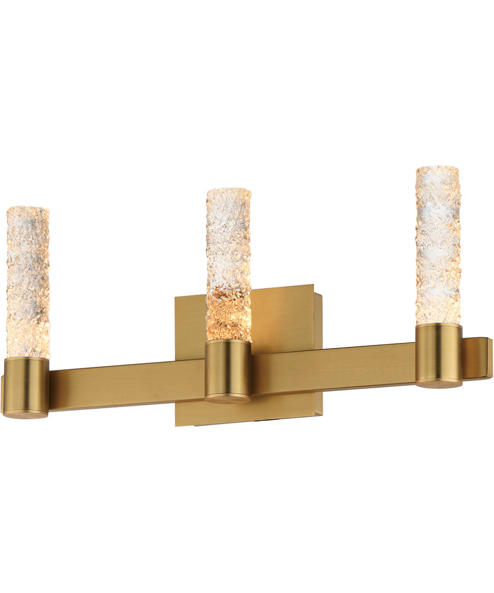 Duchess 3-Light Wall Sconce Natural Aged Brass