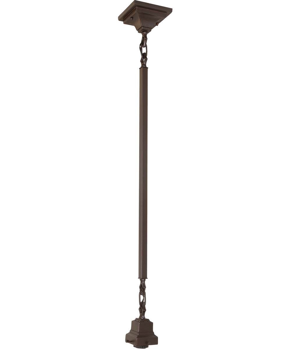 5" Square Diamond Band Mission Mini Pendant
