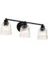 Grayson 3-Light Vanity & Wall Matte Black