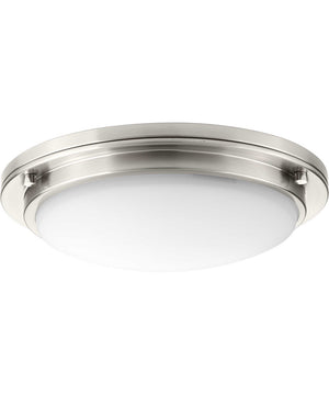 Apogee 15" LED Flush Mount Brushed Nickel