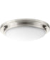 Apogee 15" LED Flush Mount Brushed Nickel
