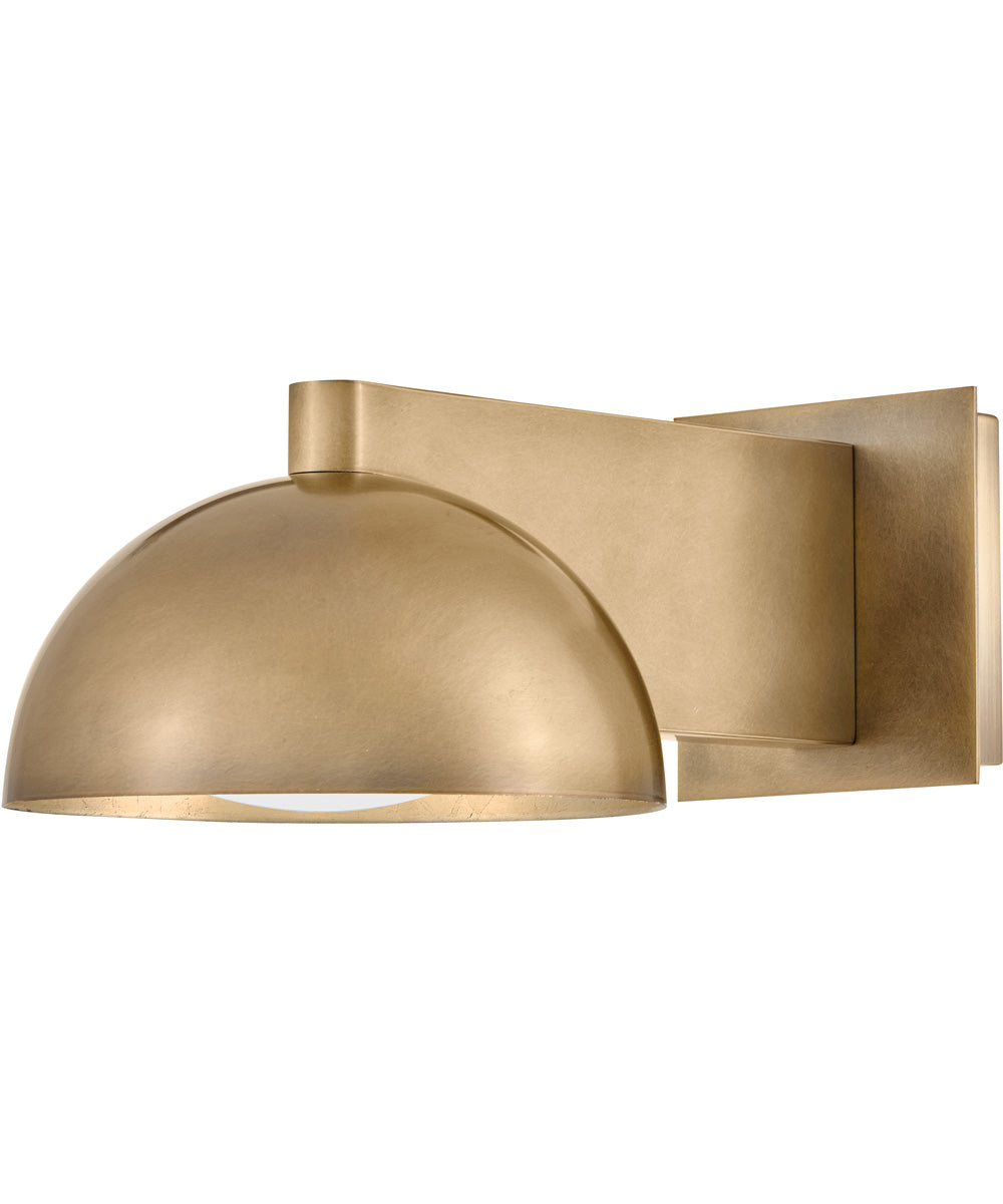 Vargas 1-Light Small Task Light Sconce in Heritage Brass