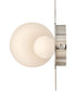 Rhea LED-Light Small LED Vanity in Polished Nickel