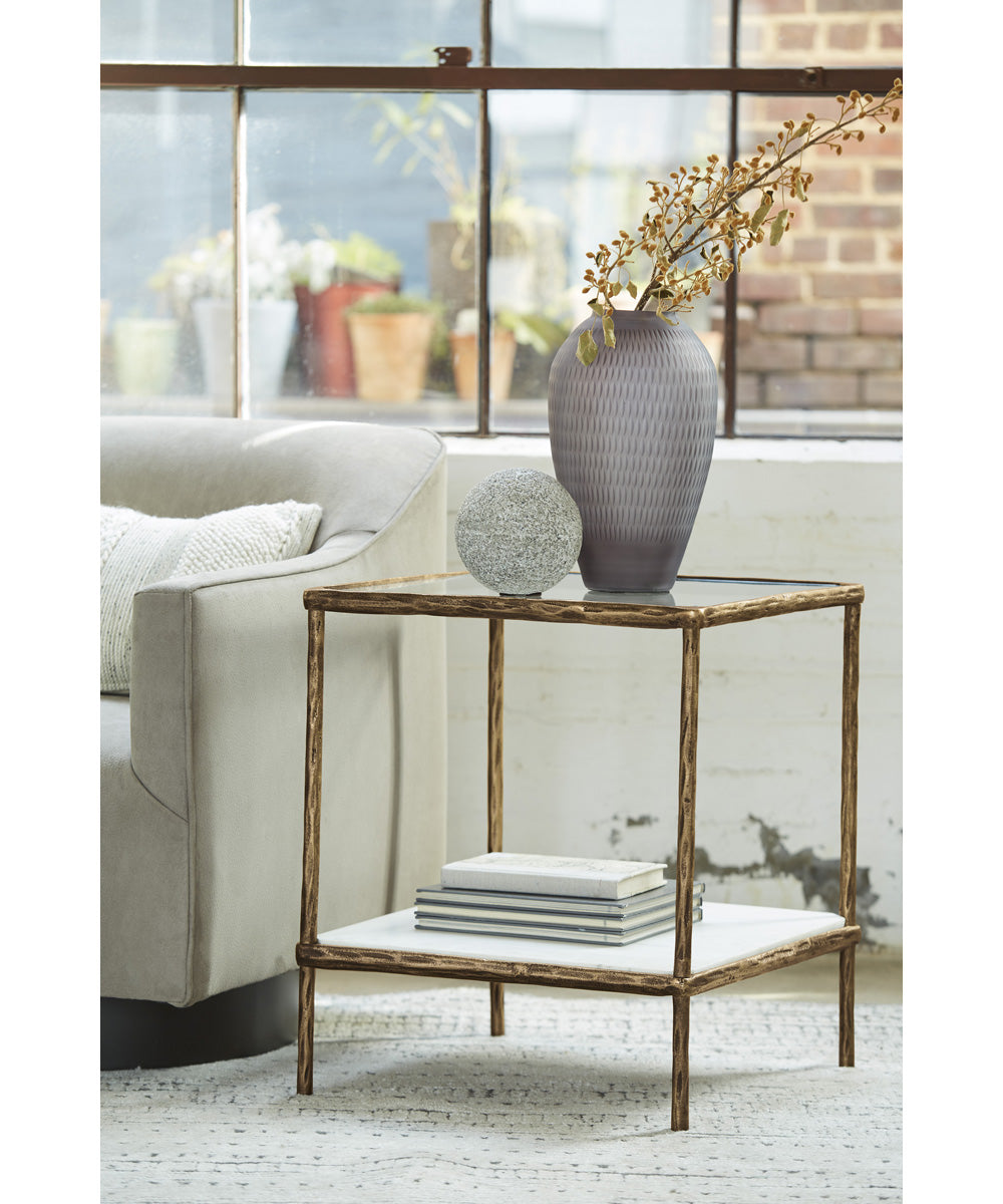Ryandale Accent Table Antique Brass