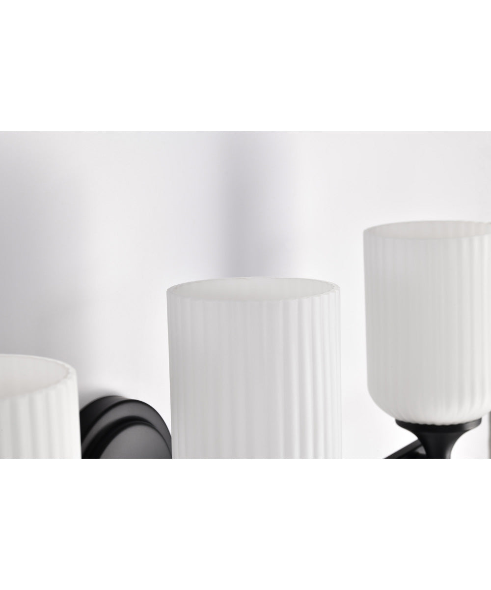 Solara 3-Light Vanity & Wall Matte Black