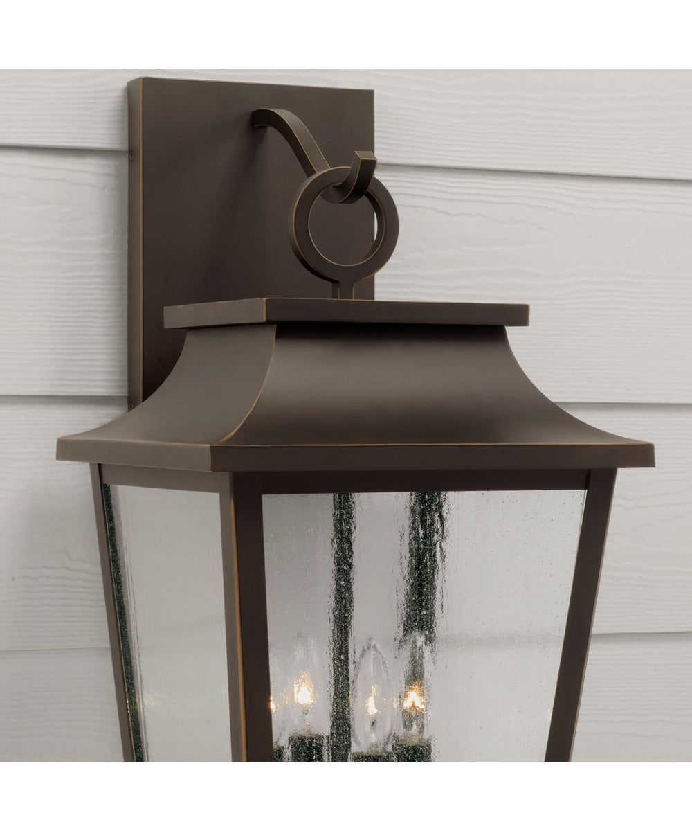 Chandler 4-Light Outdoor Wall-Lantern Oiled Bronze