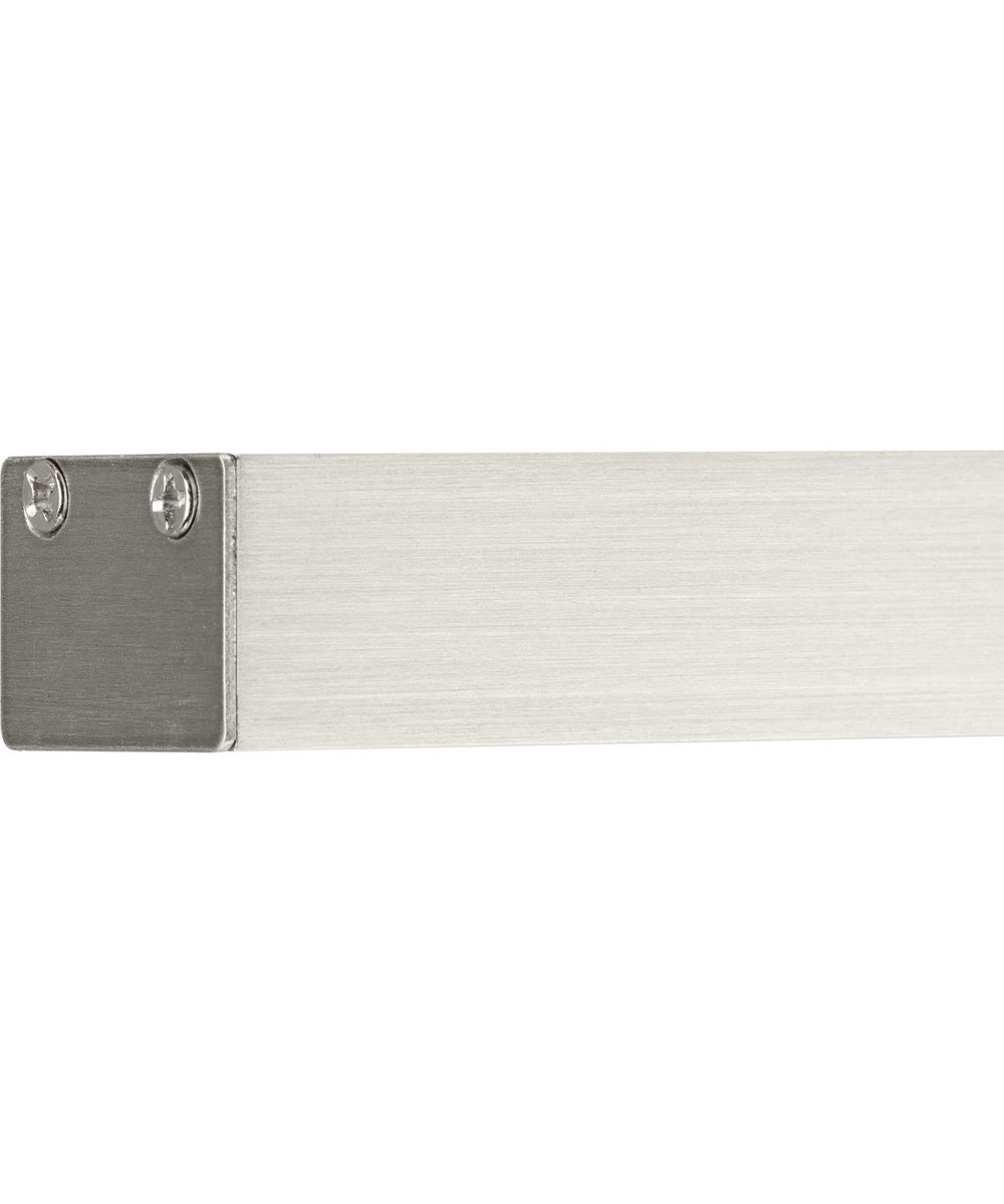Phase 5 32 in. Slim Modern 3CCT Integrated LED Linear Vanity Light Brushed Nickel