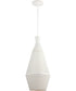 11"W Marx 1-Light Pendant Glacier White