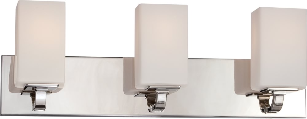 23"W Vista 3-Light Vanity & Wall Polished Nickel