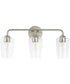 Celino 3-Light Bath & Vanity Brushed Nickel