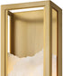 Veleta 1-Light Large Single Light Sconce in Lacquered Brass