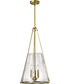 Valentine 3-Light Pendant Vintage Brass