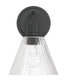 Pleated 1-Light Lighting Flat Black