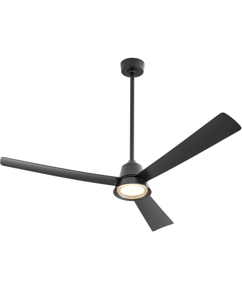 58" Esquire Patio Ceiling Fan Matte Black