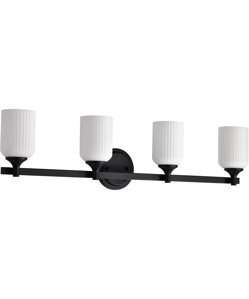 Solara 4-Light Vanity & Wall Matte Black