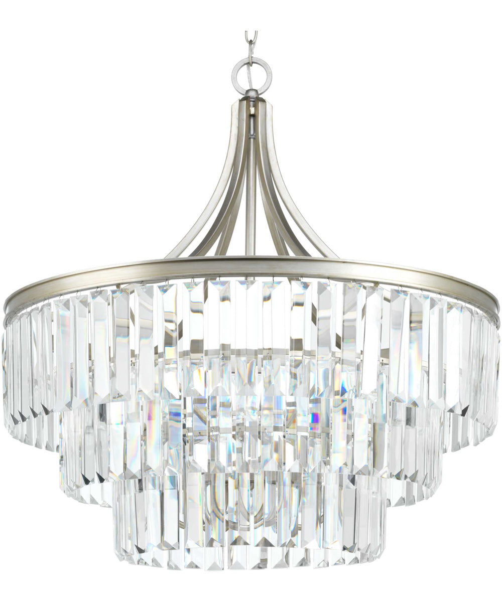 Glimmer 6-Light Pendant Silver Ridge