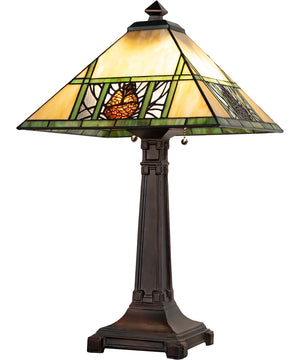 24" High Pinecone Ridge Table Lamp