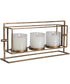 Wenman Gold Triple Candleholder