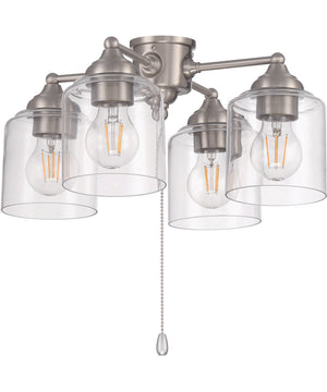 4-Light Accessory Brushed Polished Nickel