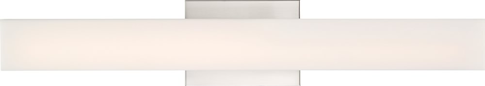 24"W Jess 1-Light LED Vanity & Wall Brushed Nickel