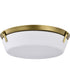 Rowen 4-Light Close-to-Ceiling Natural Brass