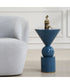 Trig Blue Accent Table