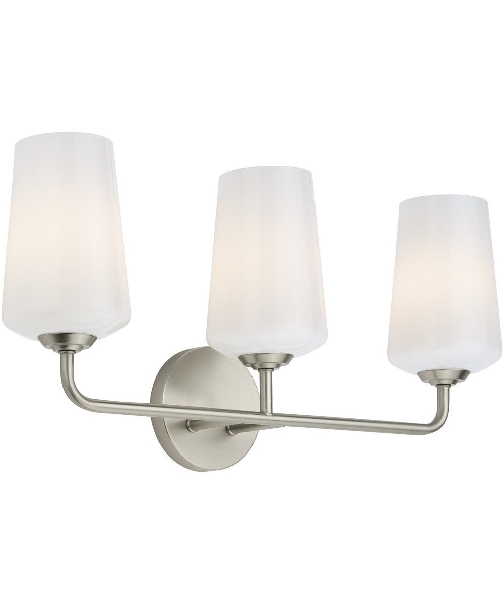 Celino 3-Light Bath & Vanity Brushed Nickel