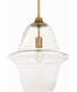 Stewart Pendant Brushed Brass