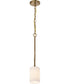 Liam 1-Light Pendant Burnished Brass