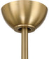 Frye 52" 5-Blade Indoor ceiling Fan 1-Light Fan Satin Brass