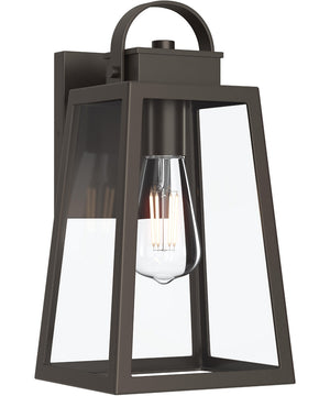 Hedry Medium Outdoor Wall Lantern with Clear Glass Panels Antique Bronze