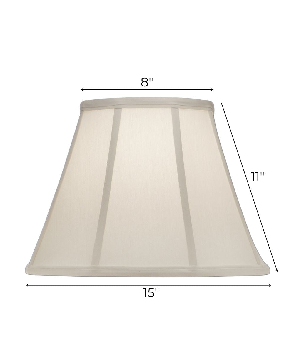 8x15x11 Ivory Shadow Empire Softback Lampshade
