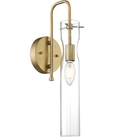 16"W Spyglass 1-Light Vanity & Wall Vintage Brass