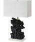 Basalt Black Stone Table Lamp