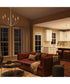 Jheni 3-Light Chandelier with Clear Glass Shades Brushed Nickel