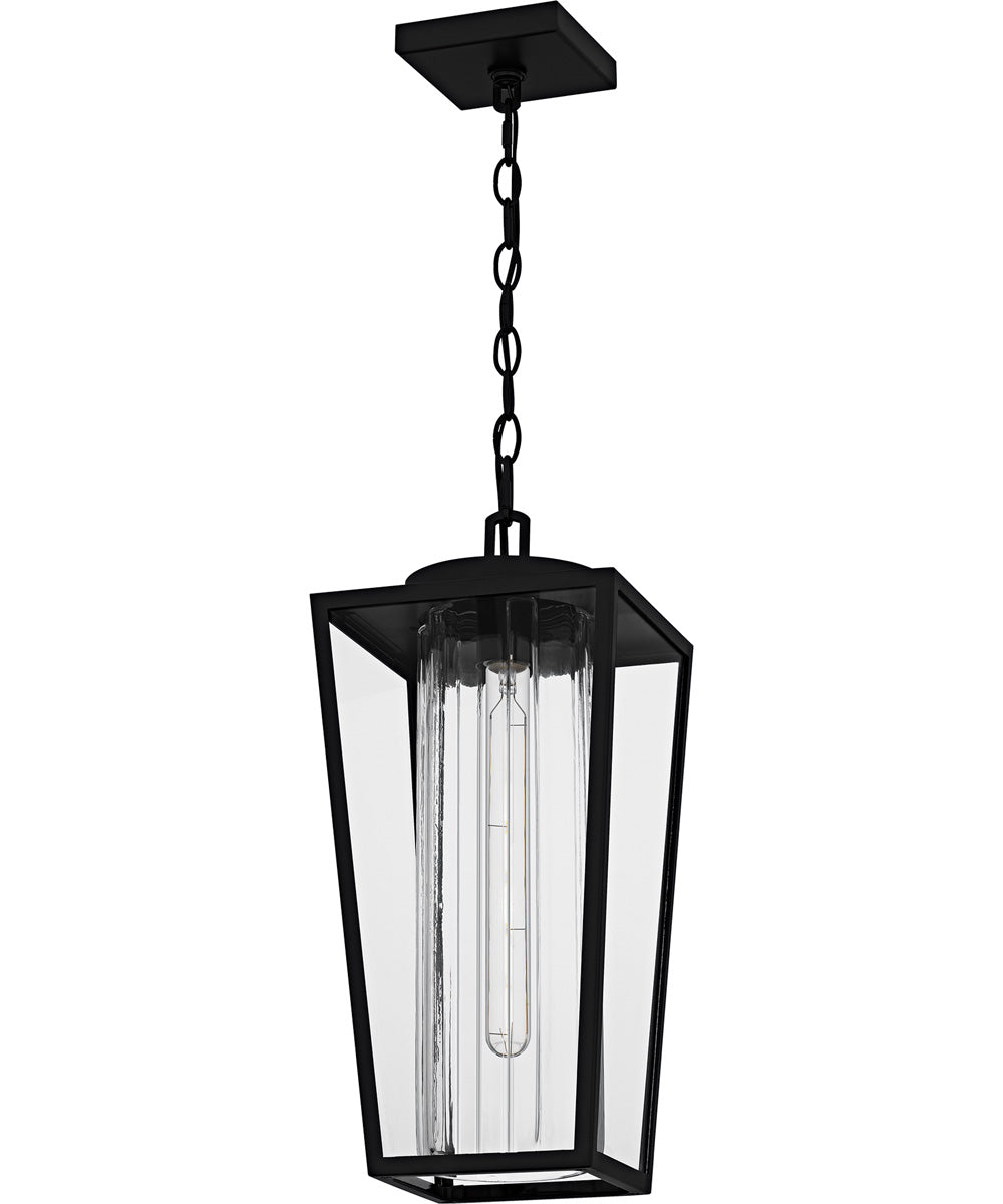 Jett Large 1-light Outdoor Pendant Light  Coastal Armour Aluminum Matte Black
