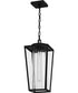 Jett Large 1-light Outdoor Pendant Light  Coastal Armour Aluminum Matte Black