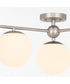 Jasper 3-light Semi-Flush Mount Satin Nickel