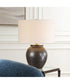 Hawkins Bronze Ribbed Table Lamp
