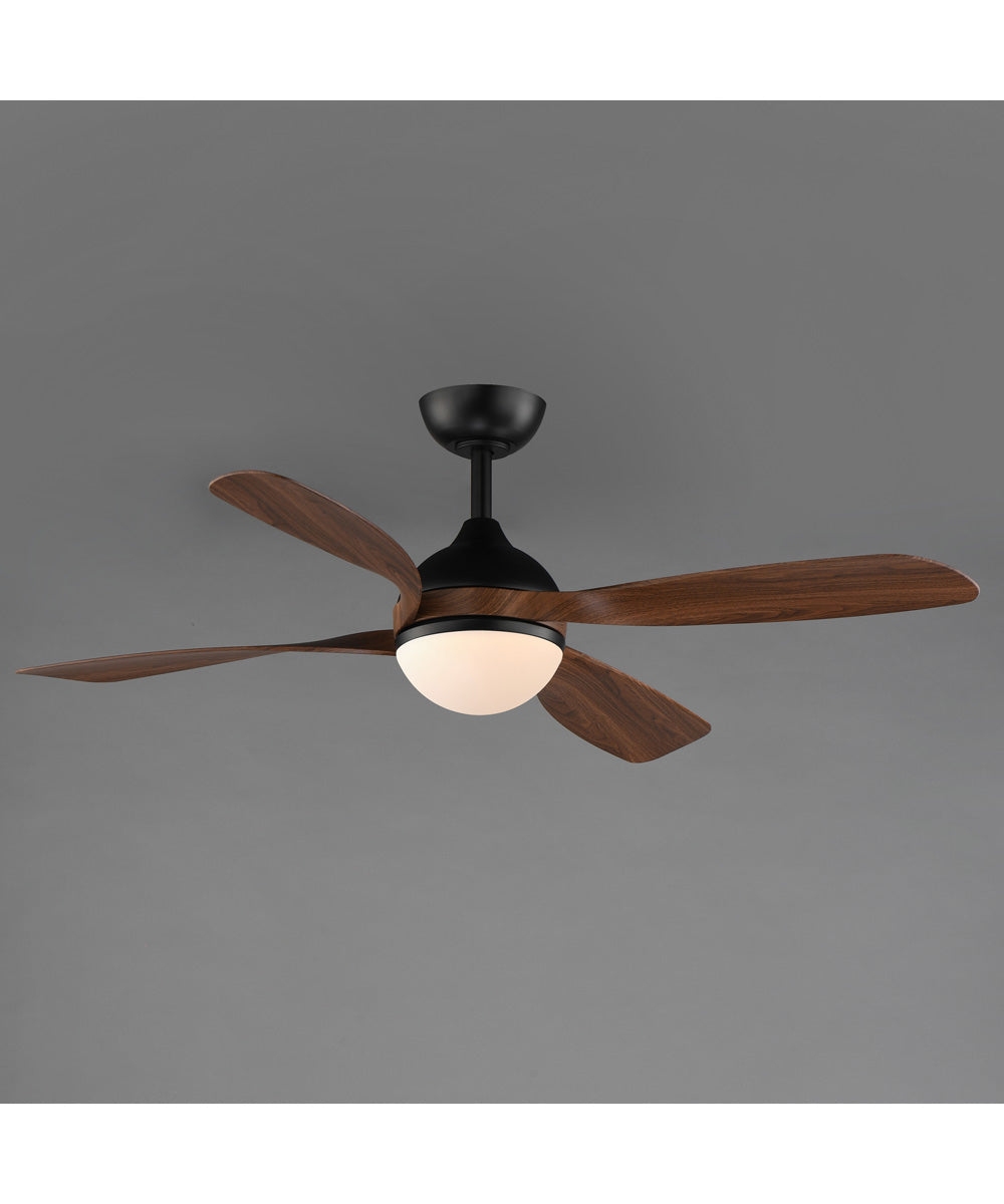 Bola 52 inch Indoor Fan w LED Light Kit Walnut / Black
